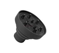 Housse De Souffleur Pliable Universelle En Silicone For Salon De Coiffure, Sèche-cheveux Bouclés, Diffuseur Pliable, Convient For 4 À 4,8 Cm(Black)