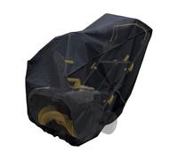 Housse de souffleuse à neige-Couverture d'hiver imperméable lourde, tissu résistant au froid 600D, ajustement universel pour lanceur à deux niveaux, cordon de serrage coupe-vent, rangement résistant