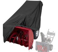 Housse de souffleuse à neige robuste Oxford 210D imperméable avec fermeture éclair, protection contre le vent pour la pluie, la neige et le gel, convient jusqu'à 83 x 147 x 132 cm
