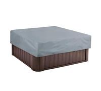 Housse de spa - 220 x 220 cm, fonction d'entretien sans effort | Protection UV carrée robuste | Protection générale de sécurité pour spa, jardin, terrasse, piscine, maison résidentielle