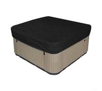 Housse de spa d'extérieur pour piscine carrée, isolation thermique, imperméable, résistante au soleil et au gel avec cordon de serrage, respirante et résistante aux intempéries (300 x 200 x 20 cm)