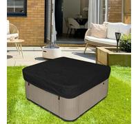 Housse de spa fabriquée à partir de tissu Oxford 210D, offre une protection fiable pour l'extérieur des baignoires (200 x 200 x 85 cm)