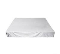 Housse de spa isolée argentée pour porte d'accès et casiers en D en acier inoxydable pour éviter le vent et réduire la perte de chaleur en hiver 200 x 200 cm (200 x 200 x 85 cm)