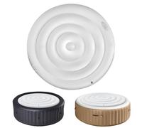 Housse de spa thermique ronde, 1,8 m de diamètre, couvercle de piscine gonflable robuste, protection contre l'eau pour l'extérieur, couverture gonflable