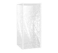 Housse de Support à Couverture Transparente Zip Chariot à Plaques Garde-pâtisseries Anti-débris Étanche et Métal Vue des Produits sans Ouvrir Adaptée