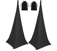 Housse de support de haut-parleur COOSOO universelle pour éclairage de trépied, support de haut-parleur DJ, couverture extensible en lycra élasthanne, couverture à 360 degrés pour mariages, banquets,
