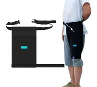 Housse De Support De Sac D'urine Avec Ceinture, Support De Sac De Drainage Urinaire, Support De Poche À Urine Avec Ceinture, Poche De Jambe Pour Cathéter Pour La Maison, Fauteuil Roulant, Noir