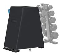 Housse de support d'haltères étanche, 58 x 38 x 6 cm, réglable, équipement de protection pour salle de sport à domicile, rangement et organisation d'entraînement