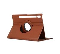 Housse de Support en Cuir PU Rotatif à 360 degrés, étui adapté à la Tablette Samsung Galaxy Tab S10 FE 10.9 Pouces SM-X520 X526B 2025(Brown)
