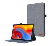 Housse de Support en Tissu Doux adaptée à Lenovo Tab M11 11 Pouces TB330FU 2024, Support Avant, Coque arrière en Silicone, étui Anti-Chute(Blue)