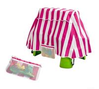 Housse de table à eau avec sac de rangement | Housse de protection imperméable en tissu Oxford pour tables de jeu d'extérieur pour enfants | Prévention de la poussière et des débris avec bords