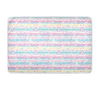 Housse de table à langer de dessin animé île à voile Coussin de lit absorbant doux Coussin de lit respirant pour bébé tout-petit, 132 cm L x 86 cm L