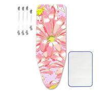 Housse de table à repasser 125x45cm, pour centrale à repasser à vapeur, Cordon de Serrage Fixé, Clip