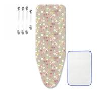 Housse de table à repasser 125x45cm, pour centrale à repasser à vapeur, Cordon de Serrage Fixé, Clip