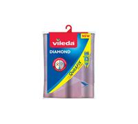 Vileda Housse de planche à repasser Diamond – Rembourrée, Taille universelle, Certifiée Oeko‑Tex