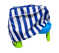 Housse de table d'activité, nappe de table à eau, tissu Oxford 210D robuste pour extérieur, imperméable, anti-poussière et protection de bureau en 2 étapes pour jardin, jardin, 94 x 56 x 65 cm, 260 g