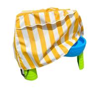Housse de table d'activité, nappe de table à eau, tissu Oxford 210D robuste pour extérieur, imperméable, anti-poussière et protection de bureau en 2 étapes pour jardin, jardin, 94 x 56 x 65 cm, 260 g