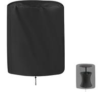 Housse De Table D'appoint Pour Patio, Conçue Pour La Glacière Keter De 7,5 Gallons Et Les Bacs À Café D'extérieur (Ronde, 53,3 Cm De Diamètre X 58,4 Cm De Hauteur)