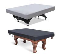 Housse de table de billard 210D résistante aux intempéries en tissu OxFürd 210D Noir/gris