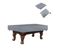 Housse De Table De Billard, Housse De Table De Billard, Tissu Oxford 210D, Avec Revêtement PU Argenté, Imperméable Et Anti-poussière, Parfaite For Les Tables De Billard Et Les Clubs De Billard(Gray,23
