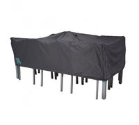Housse De Table De Jardin Rectangulaire 200 X 130 Cm, Cov'up Gris