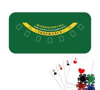 Housse de table de jeu, housse de table de poker,Grands plateaux de de poker 120x60cm - Couvertures de Table de cartes antidérapantes, tapis de Table de Poker pour Texas Holdem Poker, jeux de ca