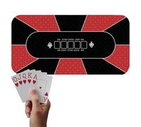 Housse de table de jeu, housse de table de poker, Grands plateaux de de poker 120x60cm, Couvertures de Table de cartes antidérapantes, tapis de Table de Poker pour Texas Holdem Poker, jeux de ca