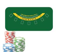 Housse de table de jeu, housse de table de poker | Tapis de de poker 120x60cm | Couvertures de Table de cartes antidérapantes, tapis de Table de Poker pour Texas Holdem Poker, jeux de cartes