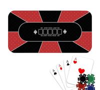 Housse de table de jeu, housse de table de poker | Tapis de poker Holdem 120x60cm - Couvertures de Table de cartes antidérapantes, tapis de Table de Poker pour Texas Holdem Poker, jeux de cartes