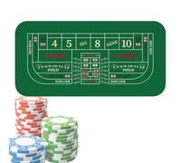 Housse de table de jeu, housse de table de poker,Tapis de poker Holdem 120x60cm | Tapis de antidérapant, tapis de de pour fête de , soirée à thème, soirée