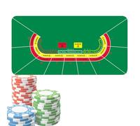 Housse de table de jeu, housse de table de poker,Tapis de poker Texas Holdem 120x60cm - Tapis de Table de Poker antidérapant, couvertures de Table à cartes pour soirée de , collectes de fonds, so