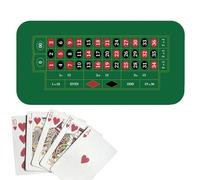 Housse de table de jeu, housse de table de poker - Tapis de poker Texas Holdem 120x60cm,Tapis de Table de Poker antidérapant, couvertures de Table à cartes pour soirée de , collectes de fonds, so