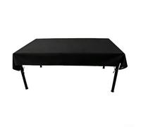 Housse de table de jeu ovale en tissu Oxford 600D imperméable conçue pour s'adapter aux tables de poker standard, cordon de serrage pour un ajustement parfait (noir)