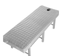Housse de table de massage - Drap de spa, coussin de salon - Surmatelas de massage respirant et lavable - 180 x 90 cm - Housse de protection antidérapante pour chaise de traitement, chaise cosmétique