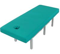 Housse de Table de Massage Lavable Alèses de Massage Imperméables et Résistantes aux Taches 180x60, 185x70, 190x70, 190x75, 190x80 cm avec Trou for le Visage(C4,190x80cm/75x32in (no hole))