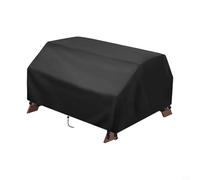 Housse de table de pique-nique imperméable pour table d'activités 3 en 1 à sable et eau avec double grille d'aération et cordons rétractables réglables pour une utilisation sûre en extérieur