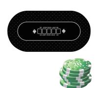 Housse de table de poker, nappe de poker - Tapis de Holdem 120x60cm
