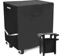Housse de Table de préparation de Chariot de Barbecue d'extérieur 600D pour Table d'extérieur Portable Keter Unity de 76,2 cm avec Armoire de Rangement, imperméable et résistante aux UV, Housse de
