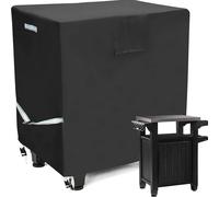 Housse de Table de préparation de Chariot de Barbecue d'extérieur 600D pour Table d'extérieur Portable Keter Unity de 76,2 cm avec Armoire de Rangement, imperméable et résistante aux UV, Housse de