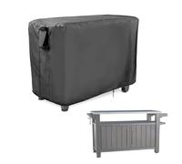 Housse de table de préparation pour chariot à roulettes Keter Unity XL, 420D, 140 x 61 x 81 cm, pour établis en acier inoxydable, chariots de barbecue, imperméable, anti-poussière et résistante aux UV