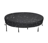 Housse de table de terrasse ronde - Protection universelle pour meubles de jardin et camping - Nappe résistante aux intempéries comme protection contre la pluie - Pour tables de pique-nique et de