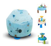 Housse de table d'eau pour enfants - Housse ronde pour table d'eau de tour de douche Step2 - Housse ronde pour table d'eau Little Tikes - Housse uniquement (bleu)