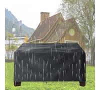 Housse de table d'extérieur imperméable 60 x 40 x 10 cm en tissu de bœuf lourd 600D résistant aux UV, coupe-vent, anti-poussière et bouclier anti-pluie