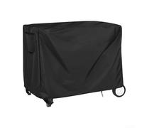 Housse de table d'extérieur pour table de préparation de chariot de salle à manger à double étagère avec tissu Oxford 420D imperméable résistant aux déchirures et protection UV (101,6 x 61 x 81,3 cm)