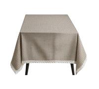 Housse de table en coton polyvalente, Coffee 90 * 90CM, Coffee 90*90CM | Table Mat for House Partys Decoration Cotton Polyester Table Cotton