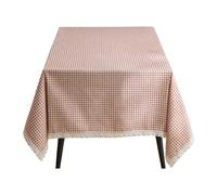 Housse de table en coton polyvalente, Khaki 140 * 180CM, Khaki 140*180CM | Table Mat for House Partys Decoration Cotton Polyester Table Cotton