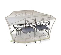 Housse de protection Jardiline Housse de protection Cover Line pour table rectangulaire + 6 chaises - 190 x 120 x 70 cm -