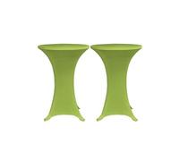 Housse de table extensible 2 pcs 80 cm Verte