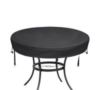 Housse de table extérieure | Housse de protection universelle pour meubles | Nappe ronde comme protection contre la poussière pour camping, jardin, pique-nique