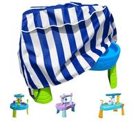 Housse de table imperméable - Tissu Oxford résistant - Protection pour arroseur de douche à pluie Step-2 - Rangement de d'extérieur - Protection anti-poussière pour tables d'eau pour